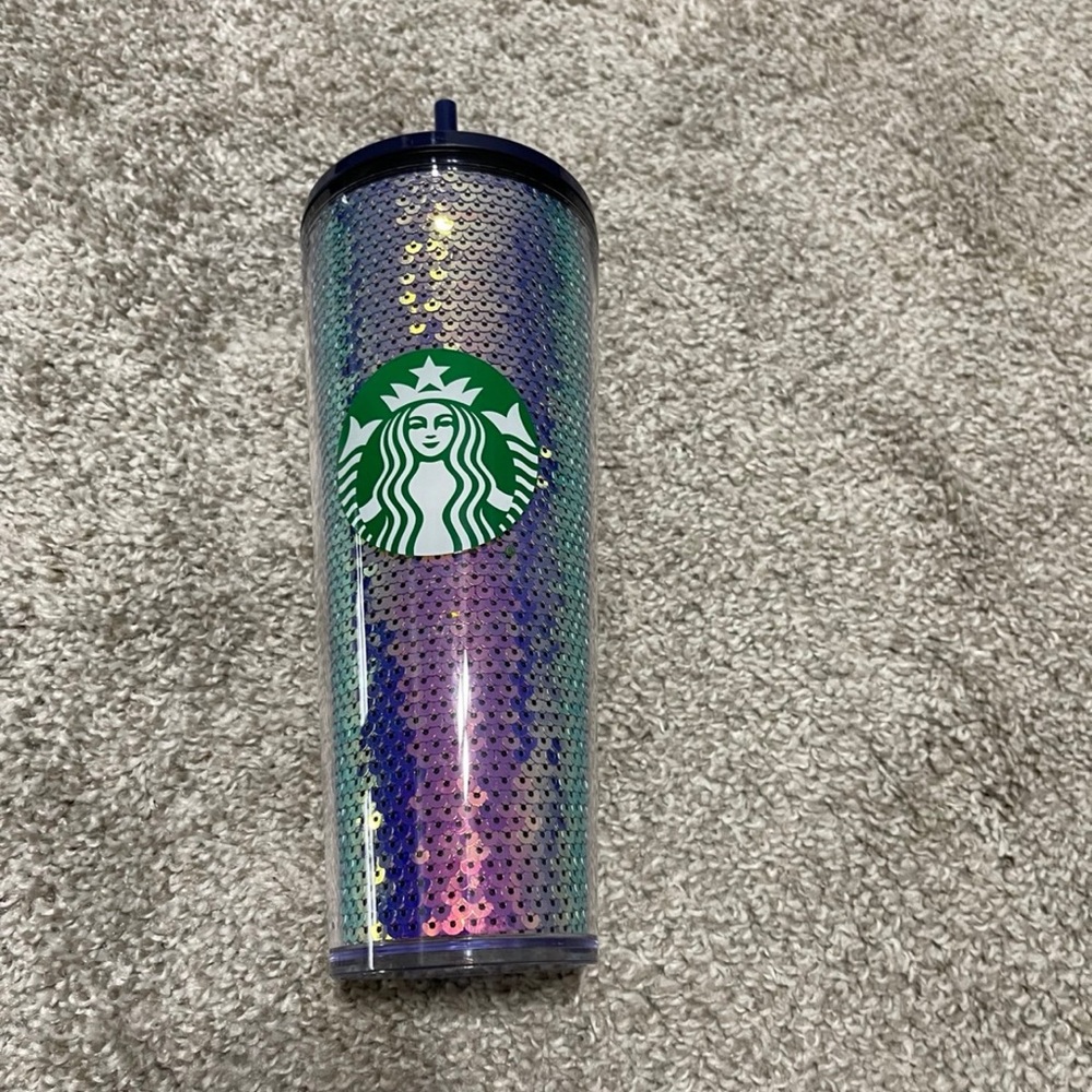 Starbucks Multicolor Sequin Tumbler